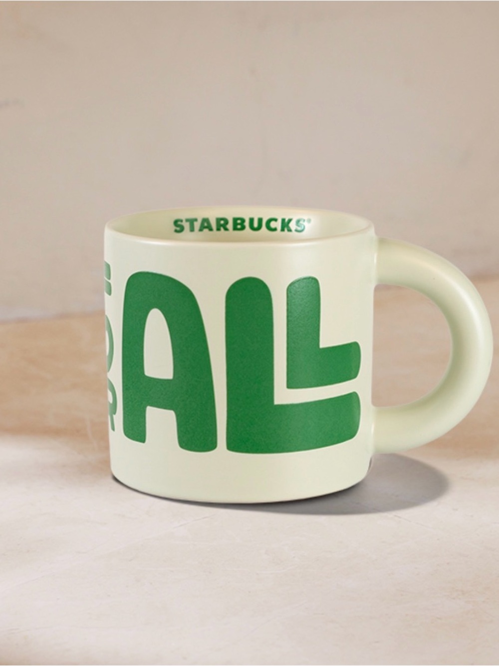 NWT STARBUCKS KITCHEN Coffee for All Winter 2026 12oz 355mL Ceramic Mug White